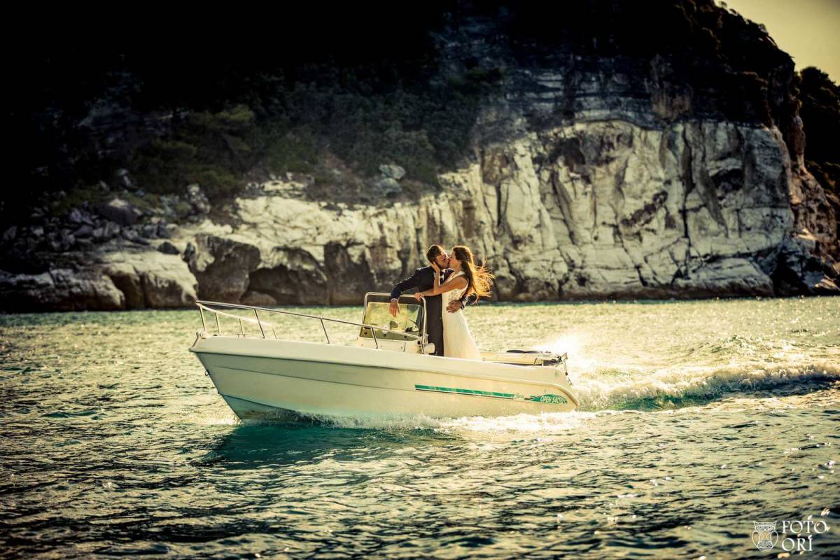 Trash the Dress Sea FotoOri Studio Wedding Photographer
